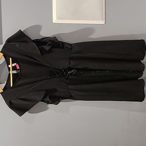 NWT Xhilaration Black Lace-up Dress Sz. L